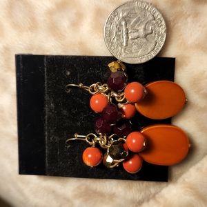 Fashion earrings, Cinnamon/brn pierced earrings